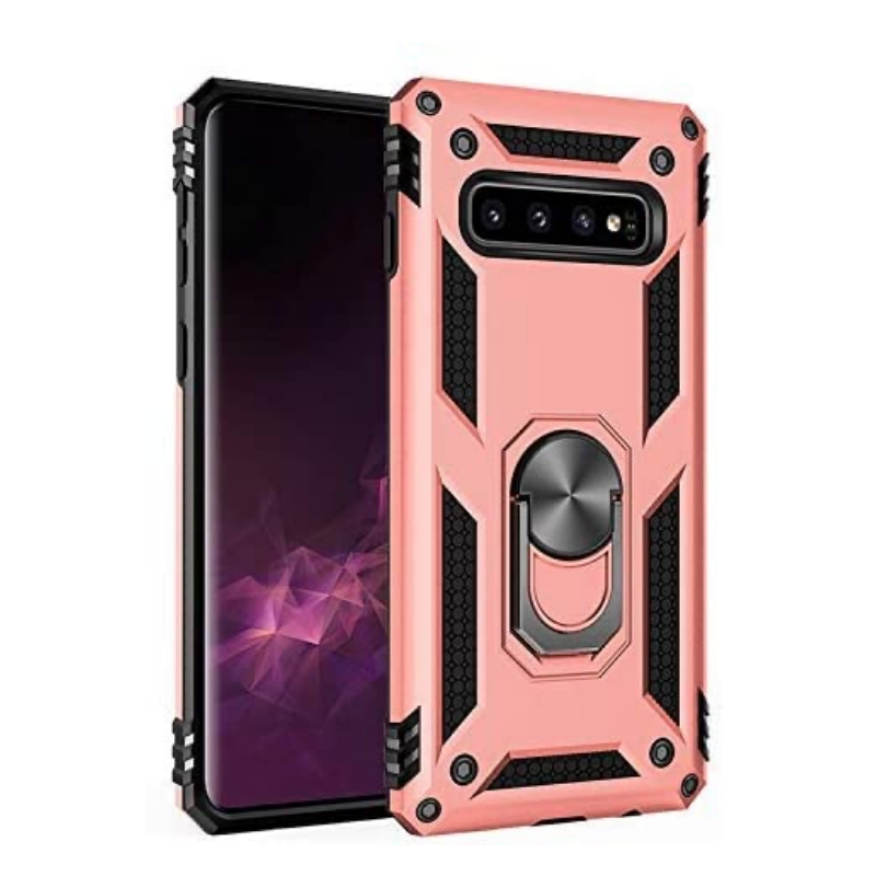 Samsung Galaxy S10 Ring Armor Case Rosegold